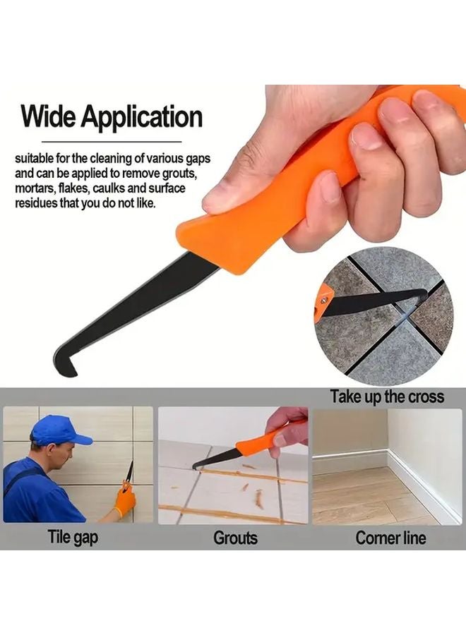 11Pcs Grout Remover Tool Kit With Hand Saw And 10 Removal Knives For Tile Joint Cleaning - Image 5