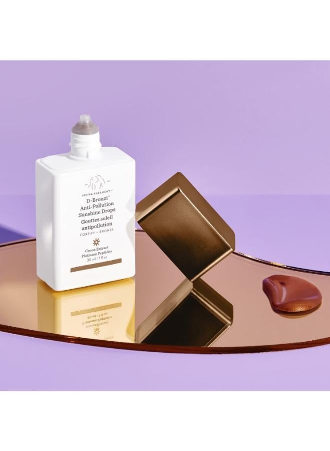 ‎D-Bronzi™ قطرات أشعة الشمس المضادة للتلوث مصل تجديد البشرة للوجه والجسم للخطوط الدقيقة والتجاعيد  30 مل - Image 4