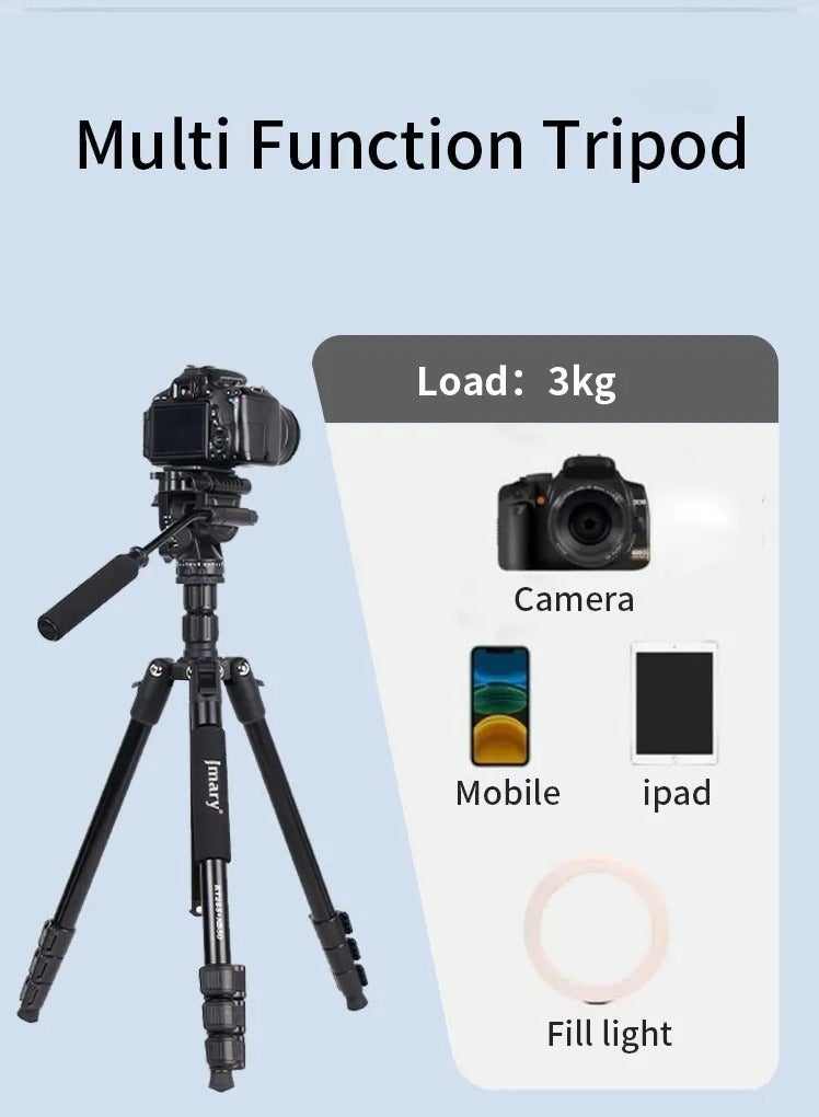 Jmary KT285+NB50 2-in-1 Tripod with Hydraulic Head - Image 3