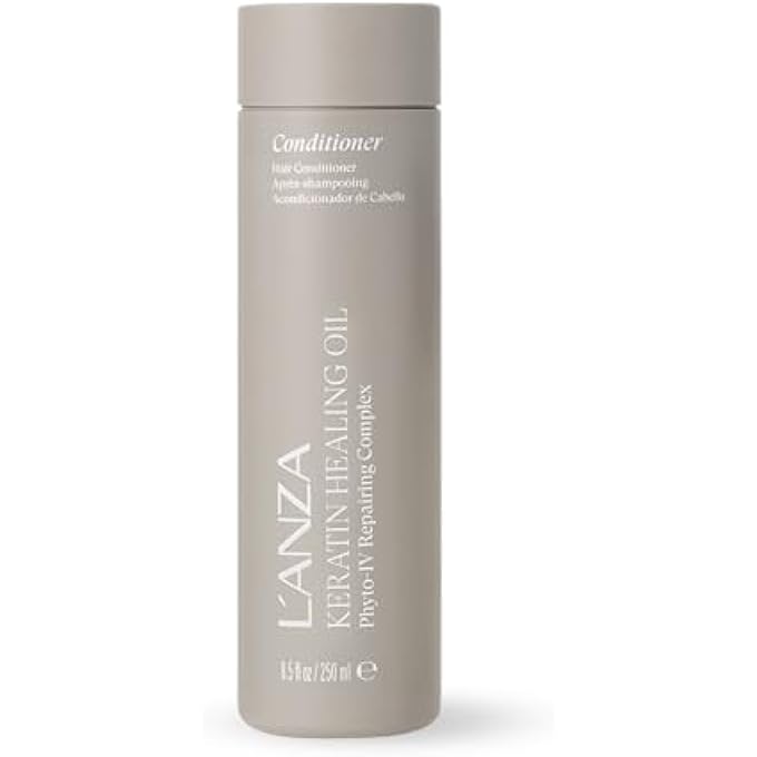 L'anza KERATIN HEALING OIL LUSTROUS CONDITIONER FOR DAMAGED HAIR Â€“ NOURISHES, REPAIRS, AND BOOSTS HAIR SHINE AND STRENGTH FOR A PERFECT SILKY LOOK, SULFATE-FREE, PARABENS-FREE, GLUTEN-FREE (8.5 FL OZ) - Image 2