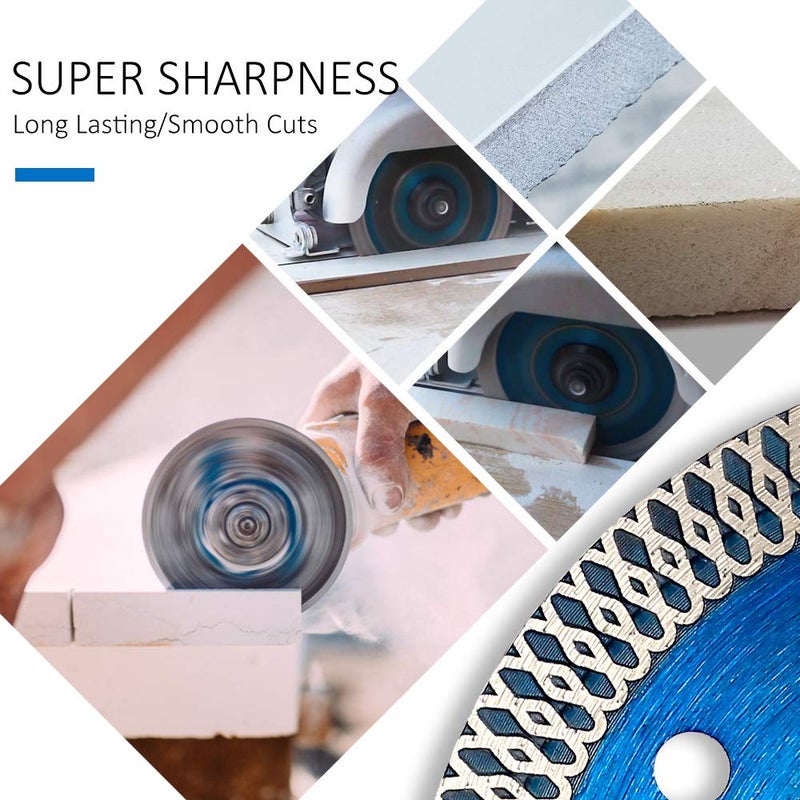 VOSIDUE 6" Super Thin Diamond Saw Blade Diamond Blade Dry or Wet Cutting for Granite Marble Porcelain Tile - Image 4