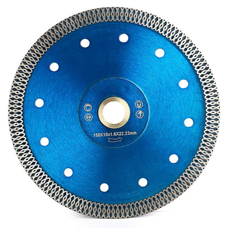 VOSIDUE 6" Super Thin Diamond Saw Blade Diamond Blade Dry or Wet Cutting for Granite Marble Porcelain Tile - Image 1