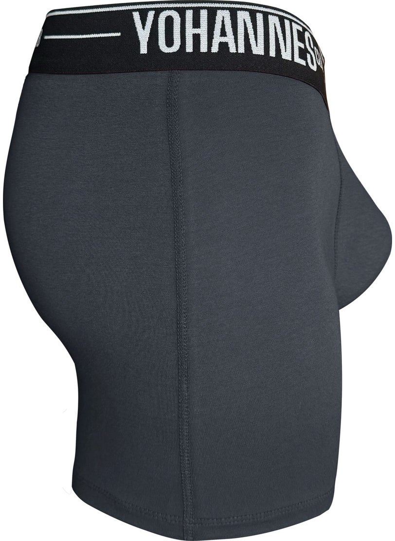 Yohannes Club - Men, Special Separated Cotton Boxer, Single, Smoke - Image 1