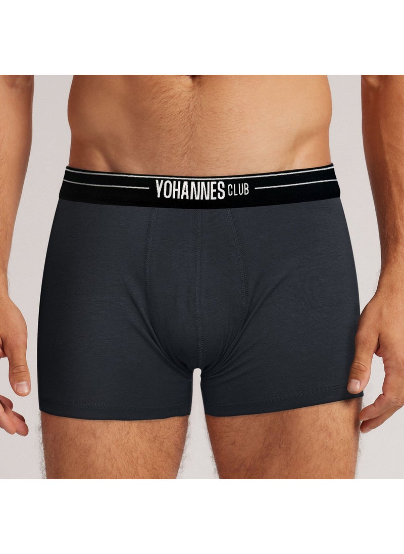 Yohannes Club - Men, Special Separated Cotton Boxer, Single, Smoke - Image 1