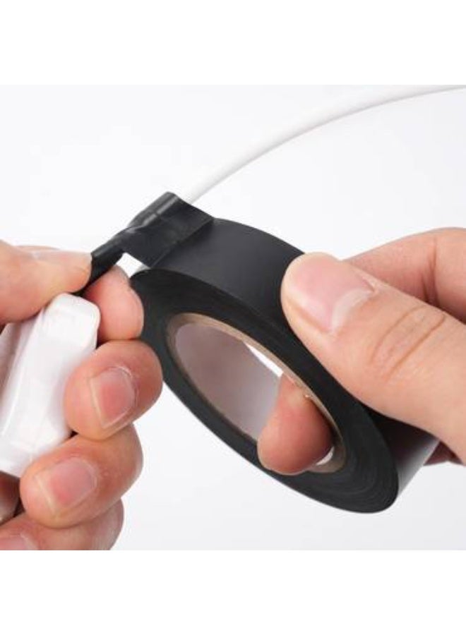 Black Electrical Insulation Tape – 3 Packs × 10 Rolls for Home & Professional Use - Image 3