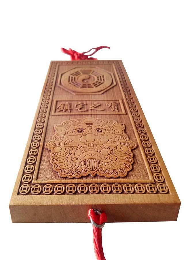 FengShuiGe Chinese Feng Shui Peach Wood Bagua for Protection Family Absorb Blessings - Feng Shui Home Decoration Attract - Image 3