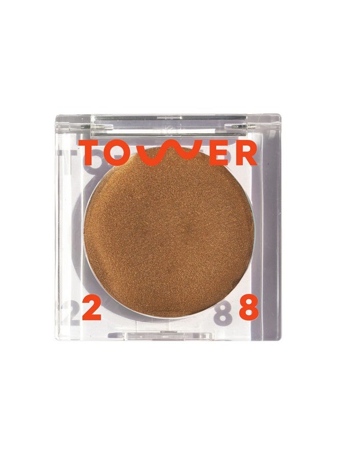 TOWER 28 Bronzino Illuminating Cream Bronzer Gold Coast Multipurpose Cheek And Lip Cream Bronzer In Medium Neutral Bronze Moisturizing Siliconefree  - Image 1
