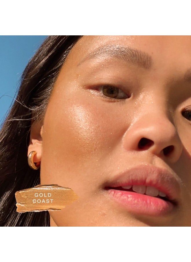 TOWER 28 Bronzino Illuminating Cream Bronzer Gold Coast Multipurpose Cheek And Lip Cream Bronzer In Medium Neutral Bronze Moisturizing Siliconefree  - Image 2