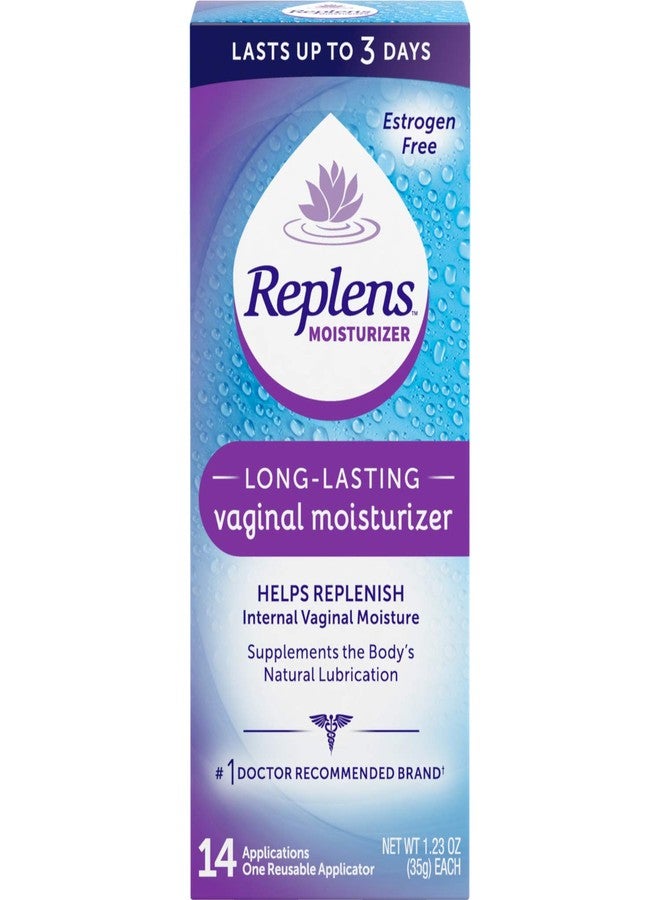 Replens Replens Long Lasting Vaginal Moisturizer, 14 Applications 1.23 oz (Pack of 2 - Image 1