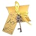 Makhry 50 Set Skeleton Rose Key Bottle Openers with Candy Box In Antique Vintage Style Escort Tags French Ribbon As A Gift Souvenir At Wedding Party Supplies Copper - Image 4