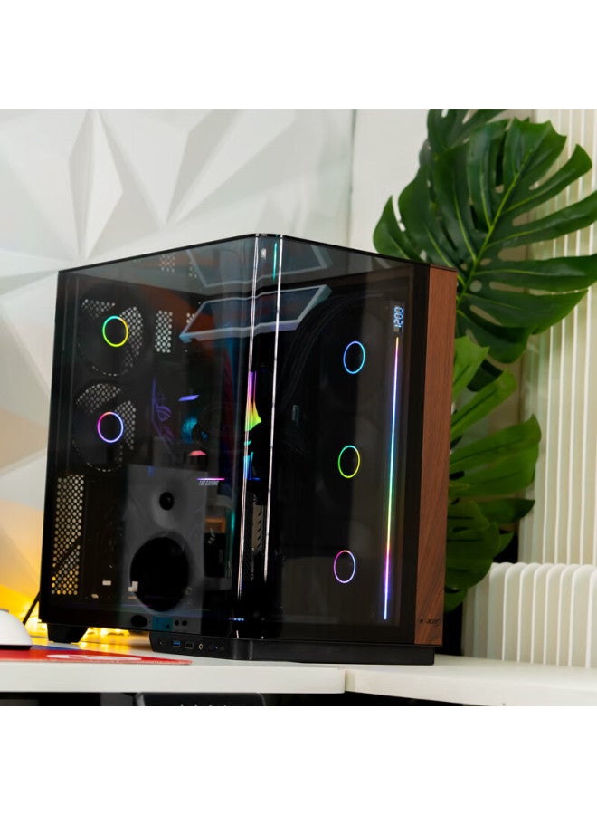 Jungle Leopard Conglinbao Xinglian Fan, 360 Integrated Building Block Fan, Reverse Blade, 12cm Aluminum Plate, Light Synchronization, Pwm Speed Adjustment, Black Case Fan, Argb Desktop Computer Fan, Quiet Operatio - Image 4
