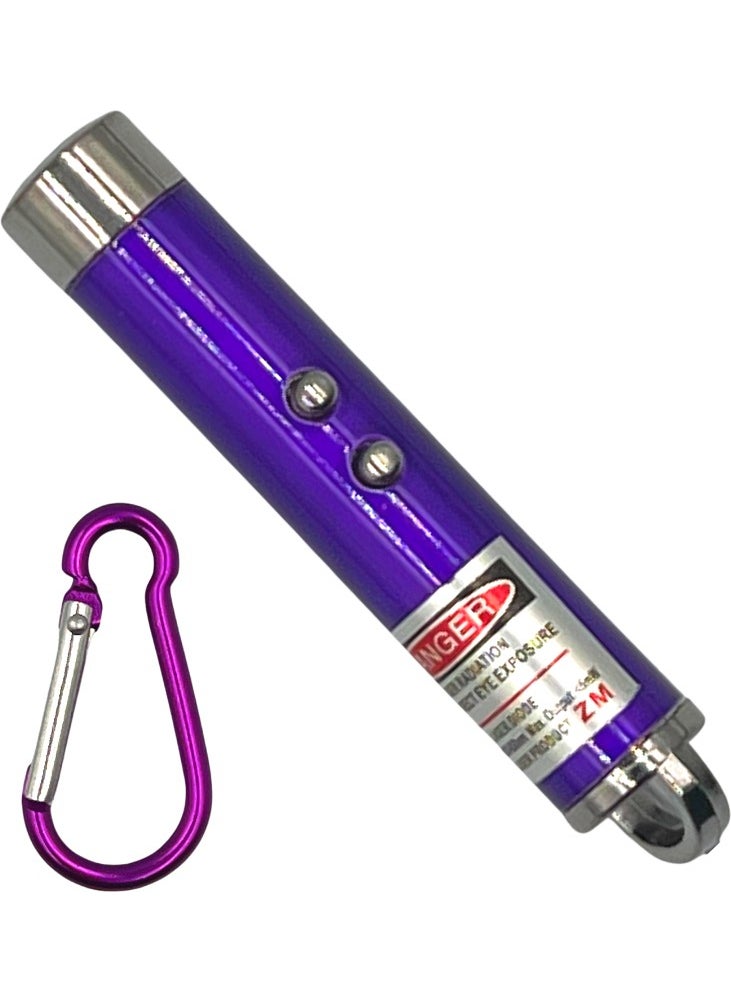 Powerdex 3 in 1 Flashlight Laser Night Light Keychain Battery Purple 1 Pack (12 Pieces)  - Image 3