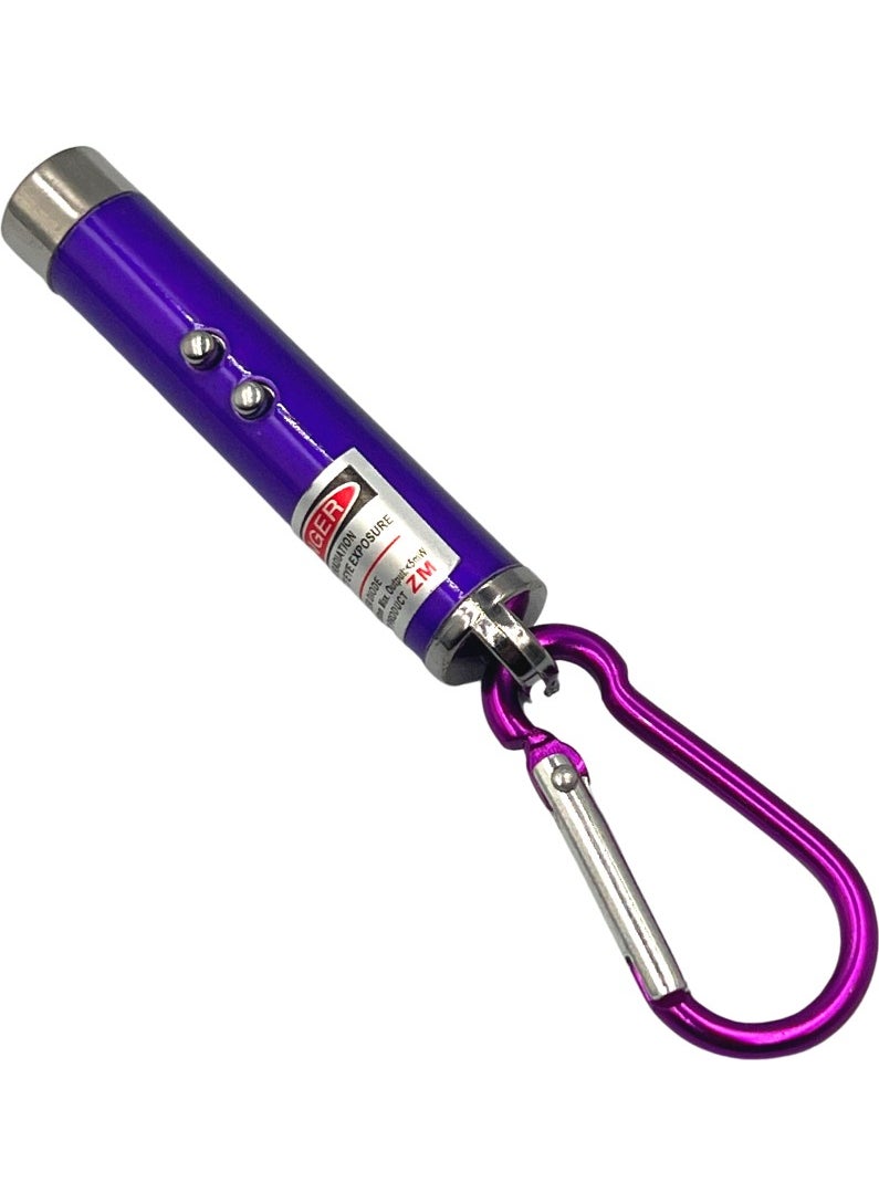 Powerdex 3 in 1 Flashlight Laser Night Light Keychain Battery Purple 1 Pack (12 Pieces)  - Image 5