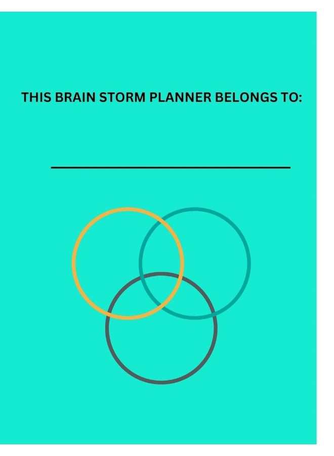 BRAIN STORM PLANNER: This Brain Storm Planner, have a place for everything, it is an amazing tool for writing down all of your ideas for the future, both short and long term.  - Image 2