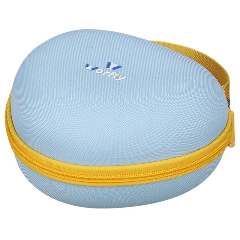 worfty Kids Headphones Case Compatible with eKids Bluey Bluetooth/JoySpark/VibeTune/EarFun Headphones, Kids and Toddler Headphone Storage Holder Bag Pouch (Box Only) (Blue) - Image 4