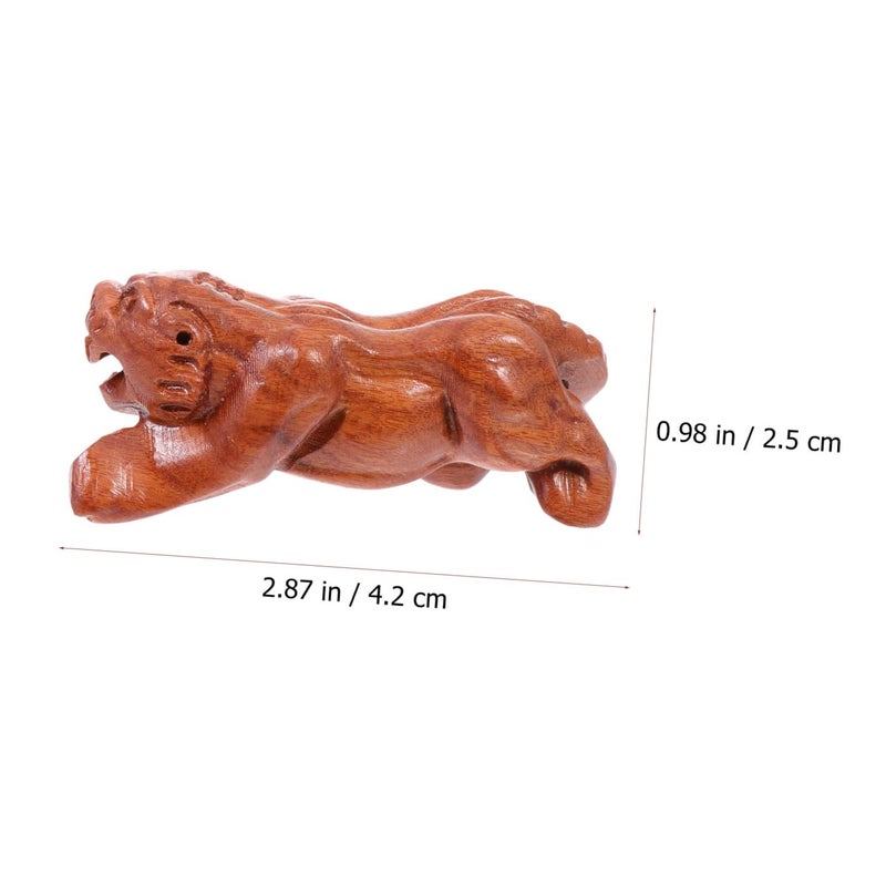 Hand Carved Wooden Wall Hanging Pendant For Living Room Decor - Image 3