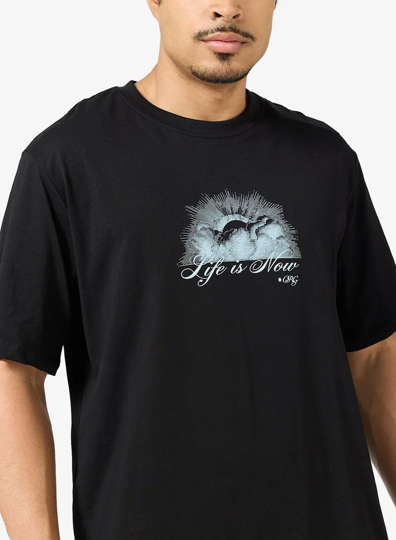 JACK & JONES Graphic Crew Neck T-Shirt