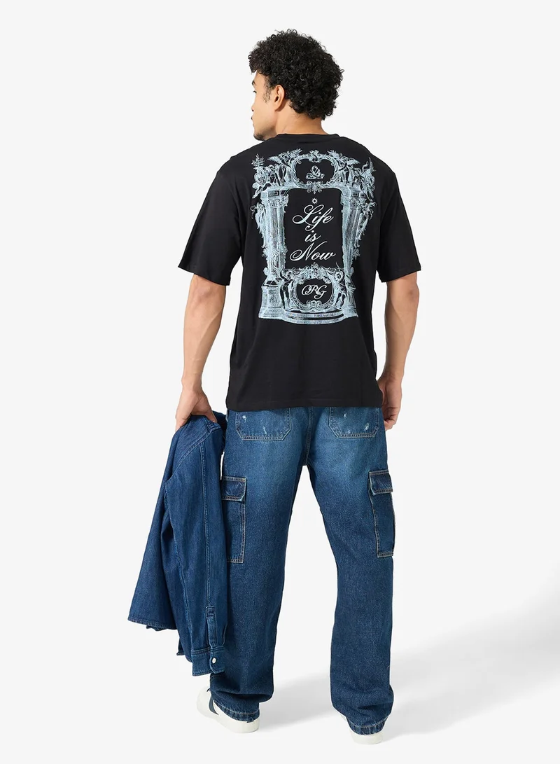JACK & JONES Graphic Crew Neck T-Shirt