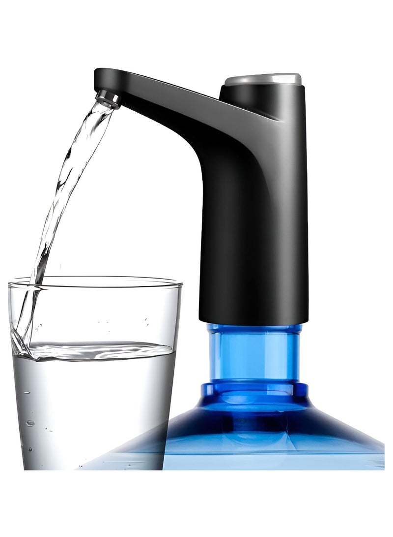 KRAWN Water Dispenser Pump Quantitative Drinking Water Pump Portable USB Charging Electric Bottle Pump Multipurpose Dispenser for Home Camping, Black - Image 4