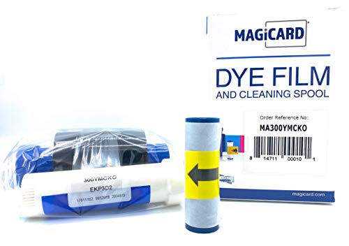 BadgePass Magicard MA300YMCKO Color Ribbon Kit (YMCKO, 300 Prints) for Enduro, Rio Pro, and Pronto Series Card Printers Straight from Manufacturer - Image 2