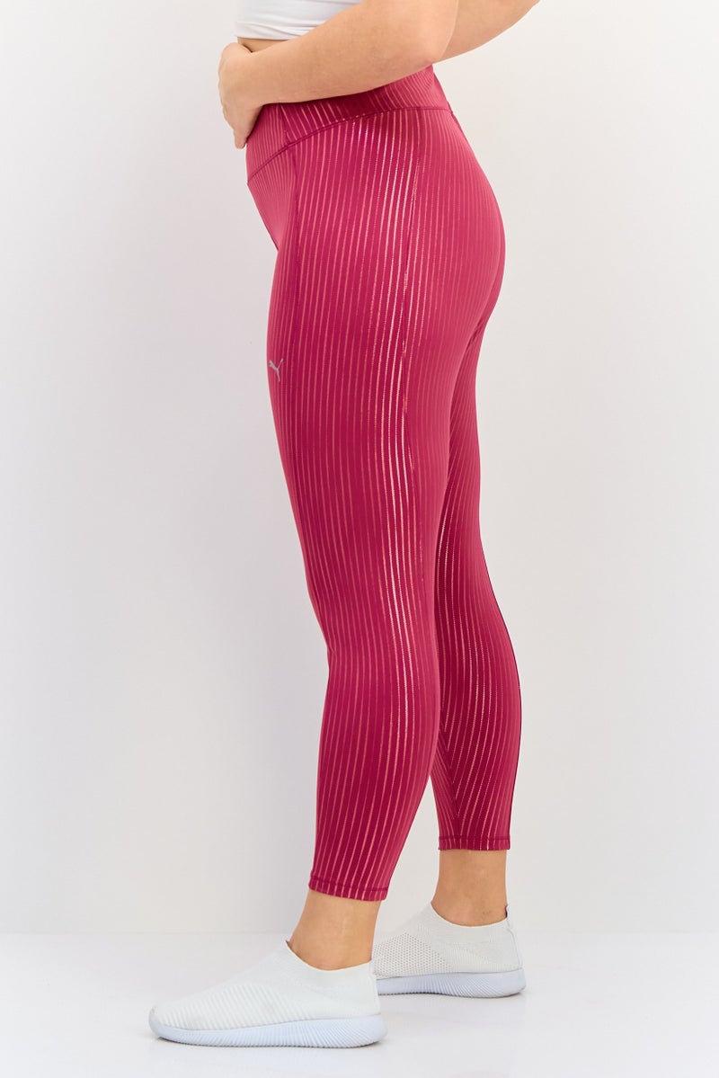 PUMA سروال رياضي نسائي مناسب 7/8 للتدريب، بنفسجي - Image 2