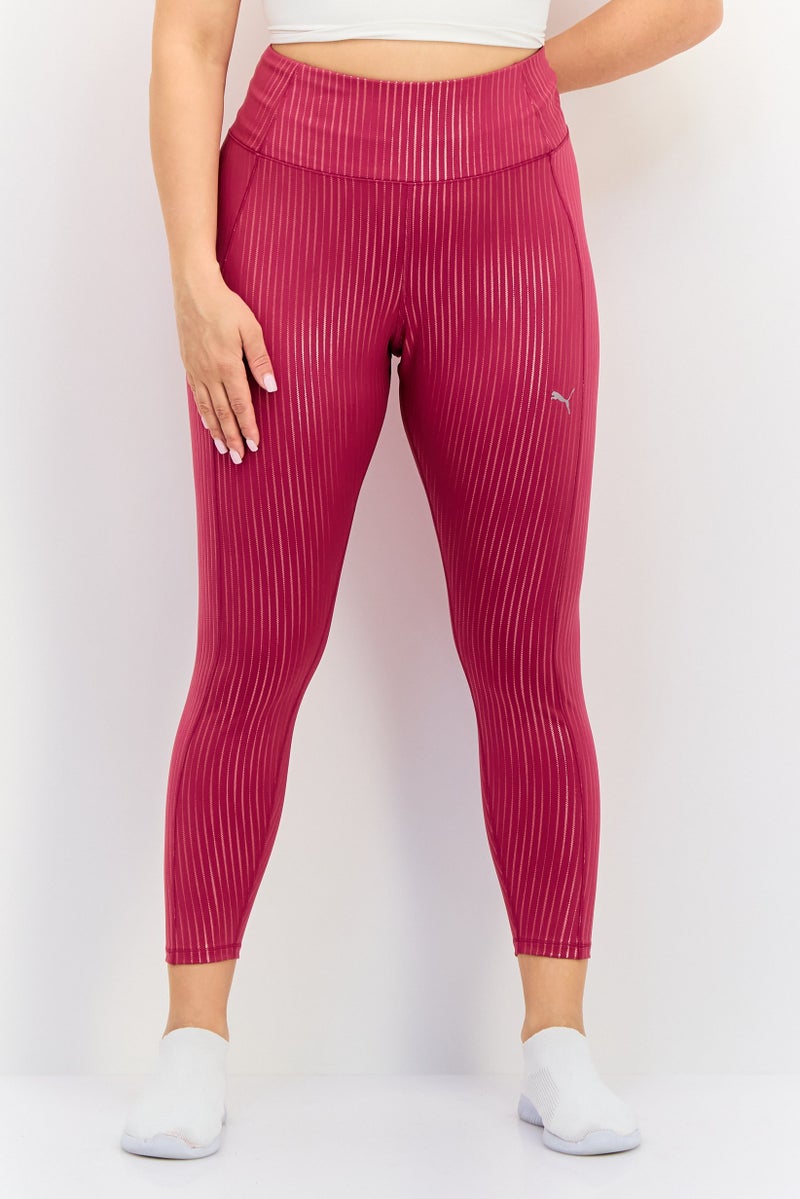 PUMA سروال رياضي نسائي مناسب 7/8 للتدريب، بنفسجي - Image 1