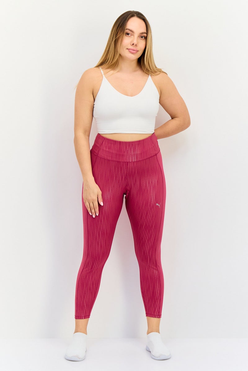 PUMA سروال رياضي نسائي مناسب 7/8 للتدريب، بنفسجي - Image 4