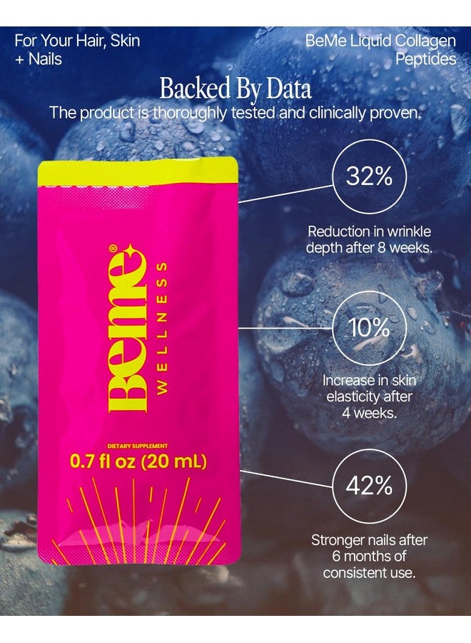 BeMe Liquid Collagen for Women - 2500mg Verisol hydrolyzed Marine Liquid Collagen - Clinically Tested Collagen Supplements - Quick Absorption, high bioavailability - Supports Skin, Hair & Nails - Image 2