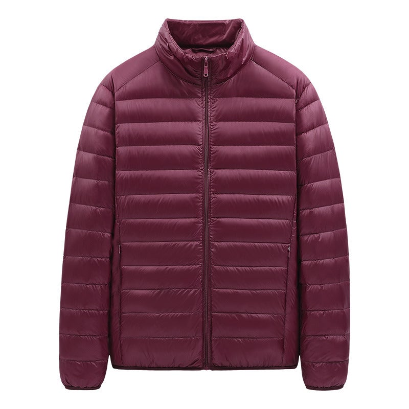 2023 Winter plus size mens down cotton-padded jacket short lightweight cotton-padded jacket work clothes labor protection small cotton-padded jacket mens jacket Army Green - Image 2