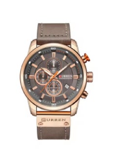 CURREN " A luxurious men's suede watch with an elegant design suitable for all occasions" 