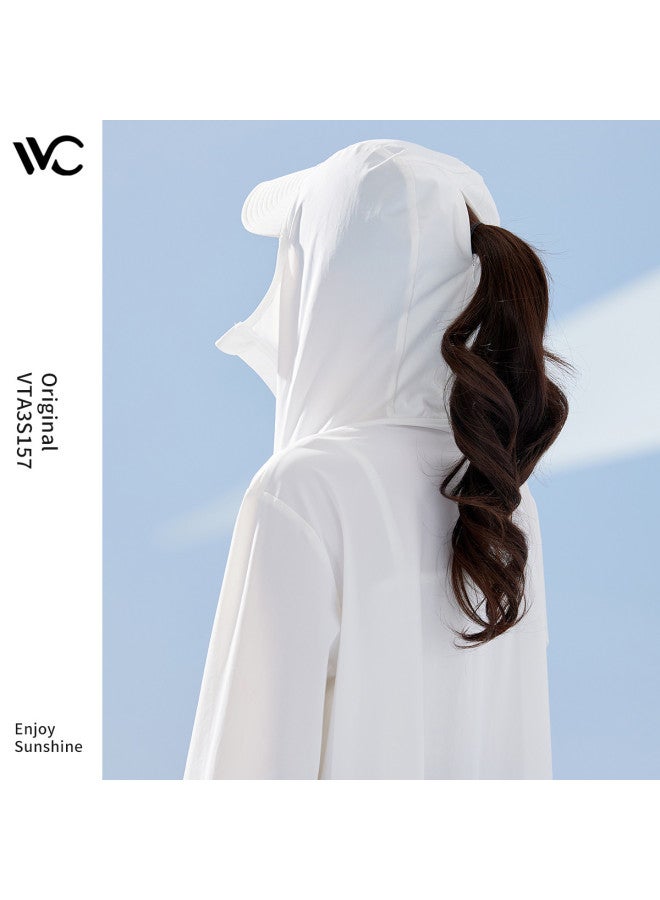 VVC Outdoor Sun Protection Best-seller】fashionable Hooded Women's Long-sleeve Uv-blocking Sport Cape Slimming Jacket - Image 4