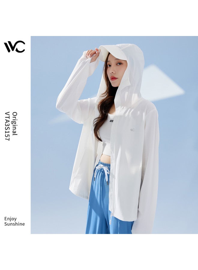 VVC Outdoor Sun Protection Best-seller】fashionable Hooded Women's Long-sleeve Uv-blocking Sport Cape Slimming Jacket - Image 2