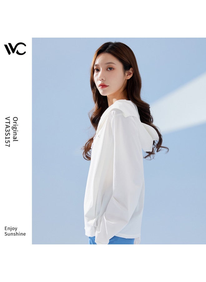 VVC Outdoor Sun Protection Best-seller】fashionable Hooded Women's Long-sleeve Uv-blocking Sport Cape Slimming Jacket - Image 3