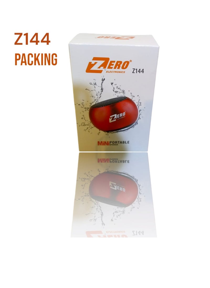 Zero Z144 Mini Portable Bluetooth Speaker Gold  - Image 2