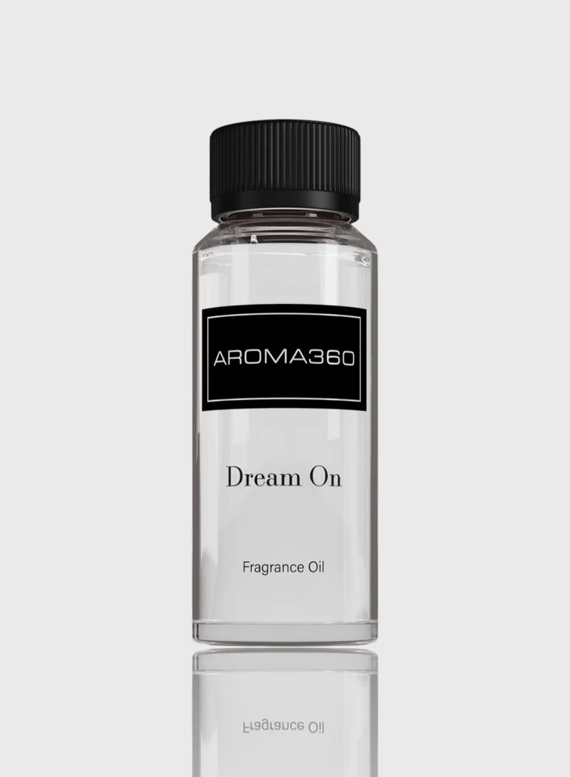 AROMA360 Dream On Fragrance Oil Blend - Hotel Inspired for Luxury Essential Oil Diffusers - Aromatherapy Scent Diffuser Oil - White Tea, Aloe Vera, and Lily