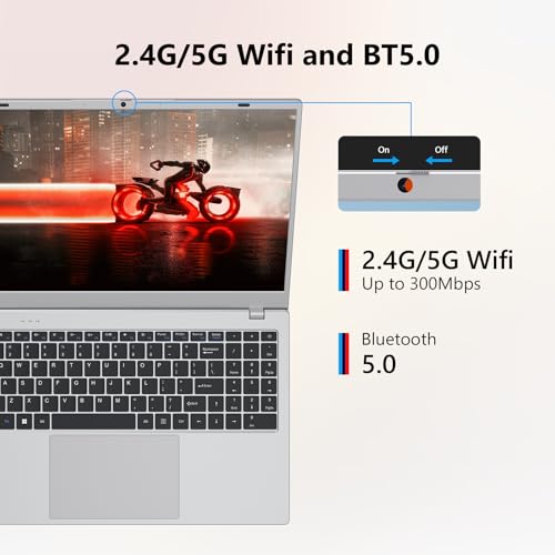 Coolby Laptop Computer, 15.6 inch Laptop with 1080P FHD IPS Display, 16GB RAM/512GB SSD, 6500Y Processor Notebook PC, Support 2.4G/5G Hz WiFi, BT - Image 5