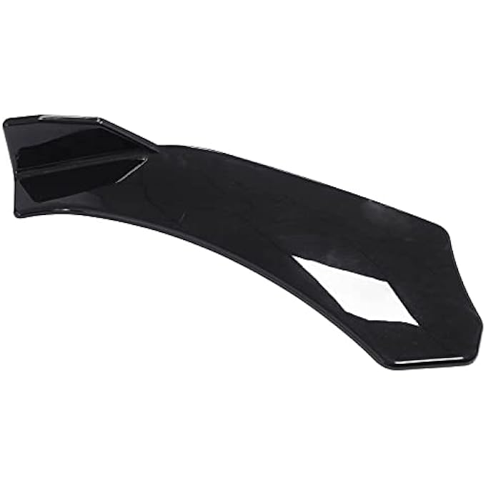 HouYeen Car Front Bumper Lip Spoiler Universal Protection Splitter Body Kit Gloss Black - Image 4