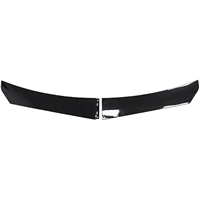 HouYeen Car Front Bumper Lip Spoiler Universal Protection Splitter Body Kit Gloss Black - Image 3