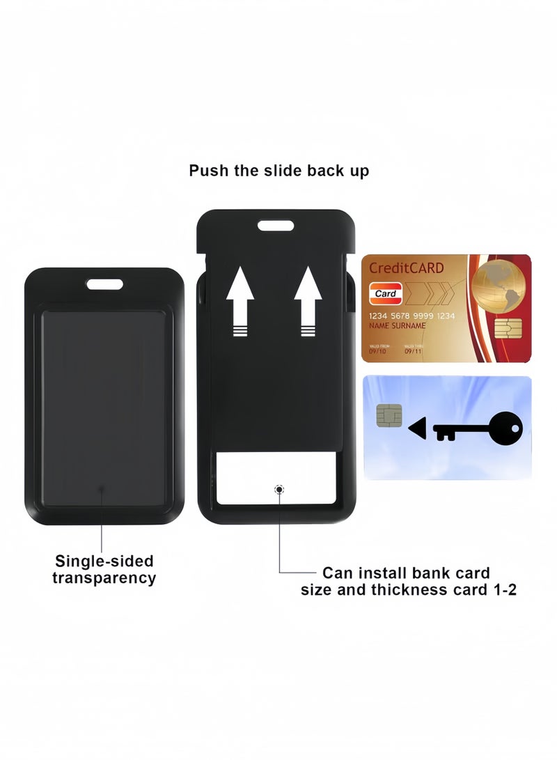 حامل شارة هوية قابل للسحب مع حبل قابل للفصل، بكرة شارة شديدة التحمل، سلسلة مفاتيح قابلة للفصل، حامل بطاقات السفن السياحية، للممرضات والمعلمين وموظفي الامن للنساء والرجال - Image 3