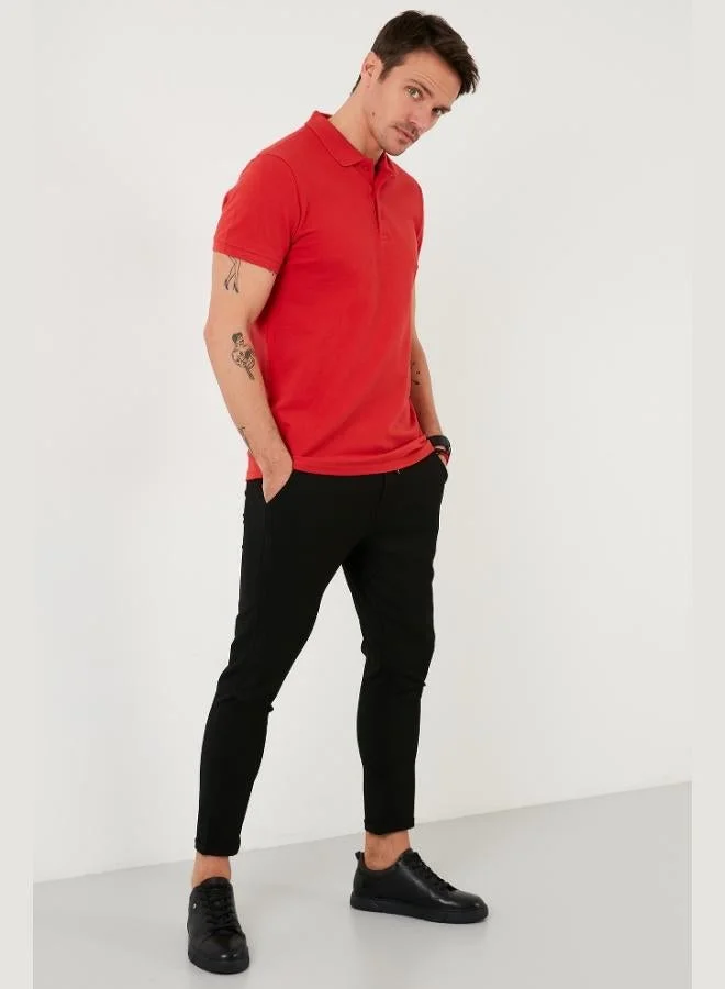 Buratti  Buratti Cotton Regular Fit Buttoned Polo Collar T Shirt Men's Polo Collar T-Shirt 5902127 for Men | Best Price UAE