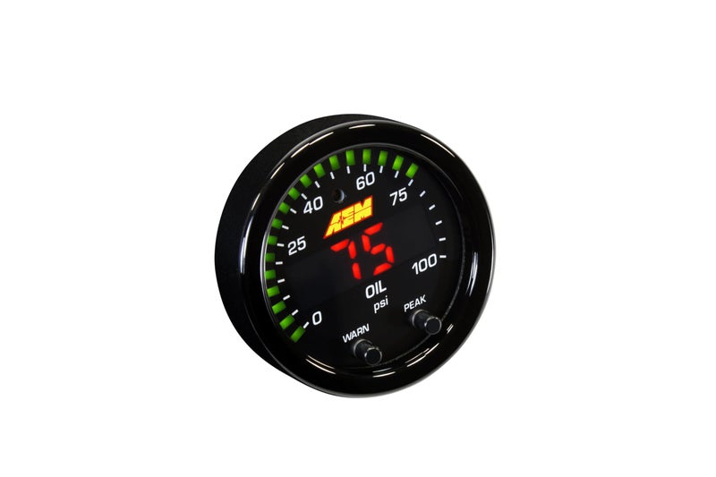AEM 30-0301 X-Series Pressure Gauge, Black, 52mm - Image 4