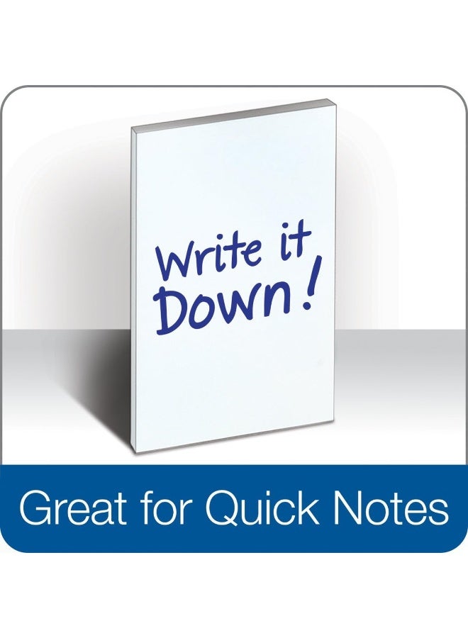 TOPS TOPS Memo Pads, 3" x 5", White Paper, 100 Sheets, 12 Pack (7820) - Image 2