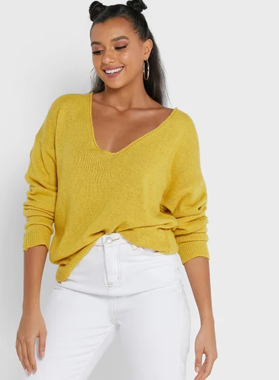 Ginger V Neck Pull Over