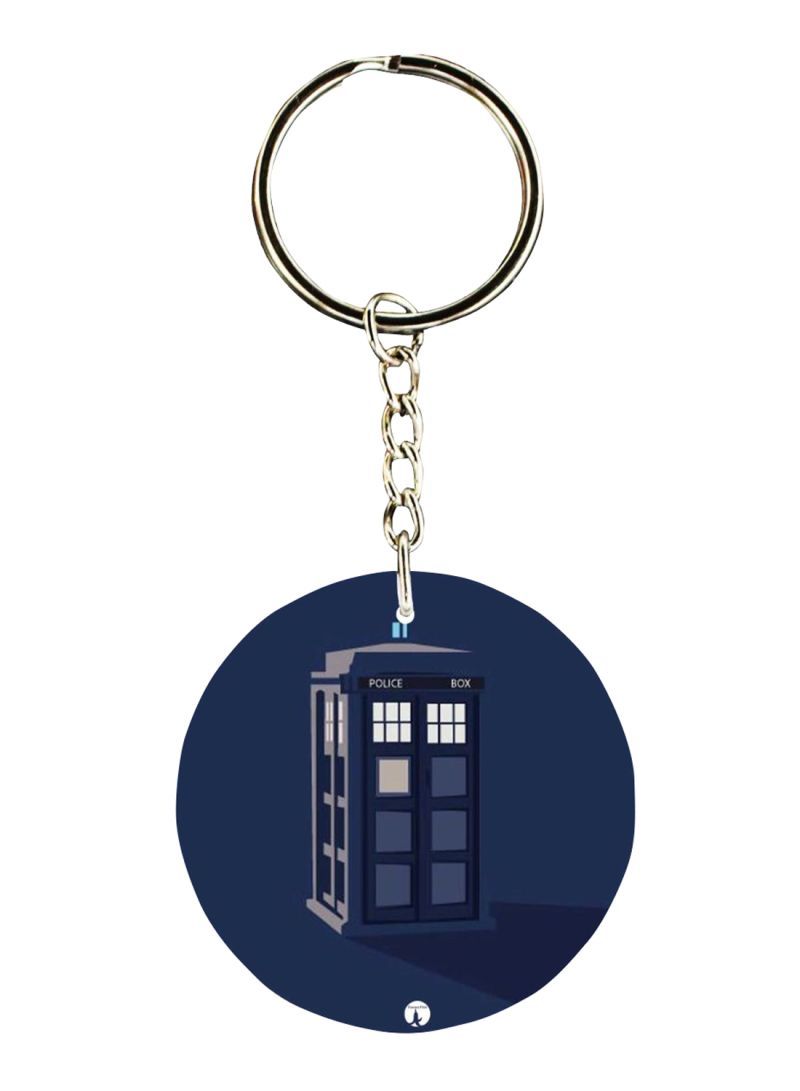 Double Sided Doctor Who Printed Keychain
