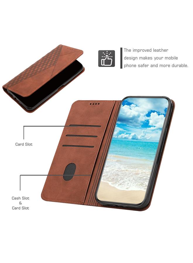 S-TOP Case For Samsung Galaxy A56 5G Diamond Splicing Skin Feel Magnetic Leather Phone Case - Image 5