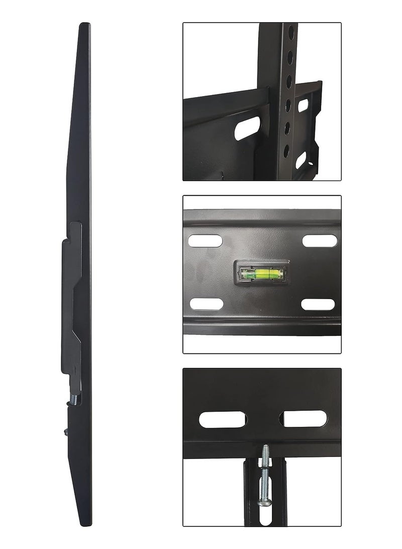 Fixed Wall Mount TV Bracket, Heavy Duty TV Stand for 17-50 Inches LED LCD Plasma Flat Screen for living room, lounge, classrooms, lobby, restaurants, Max Vesa 300 x 300 mm, SG-811FB - Black - Image 4