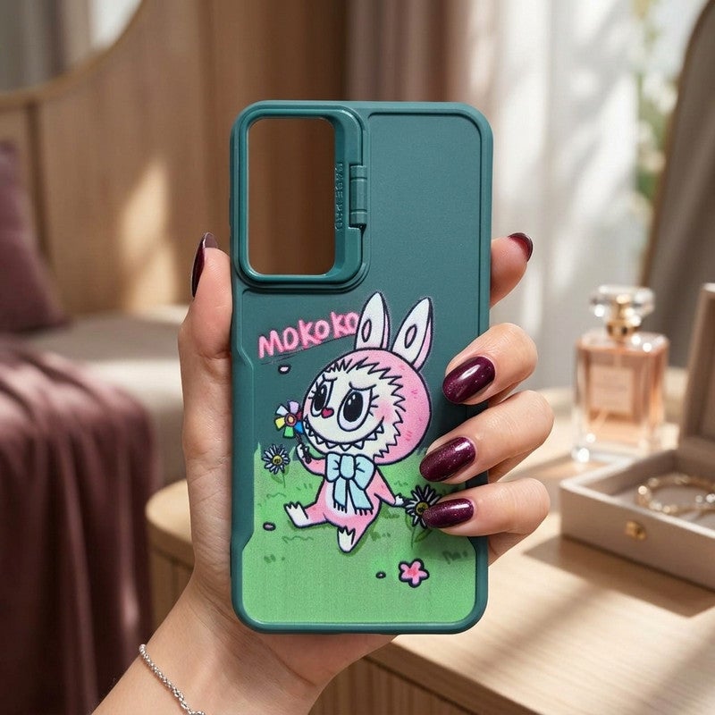 High-quality cartoon-themed back cover that reflects light and colors, shockproof, and compatible with the Samsung Galaxy A15 A distinctive choice for those who love change. - Image 1