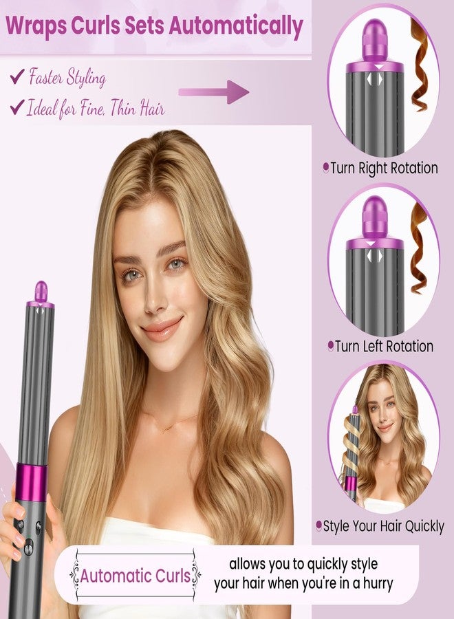 PUREGUST 1.6IN Long Hair Barrels Attachment Compatible with Dyson Airwrap HS01 HS05 HS08 Accessories, Automatic Curling Iron Curlers for Lazy Loose Inward Curls Voluminous Outward Waves - Image 5