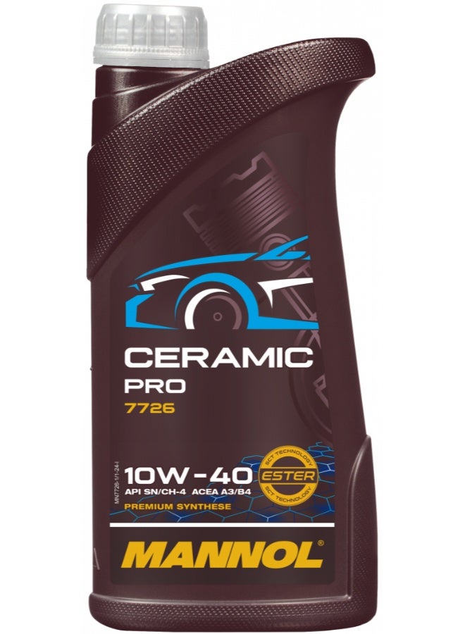 MANNOL Ceramic PRO Mannol Engine Oil 10W-40 1L - Image 1