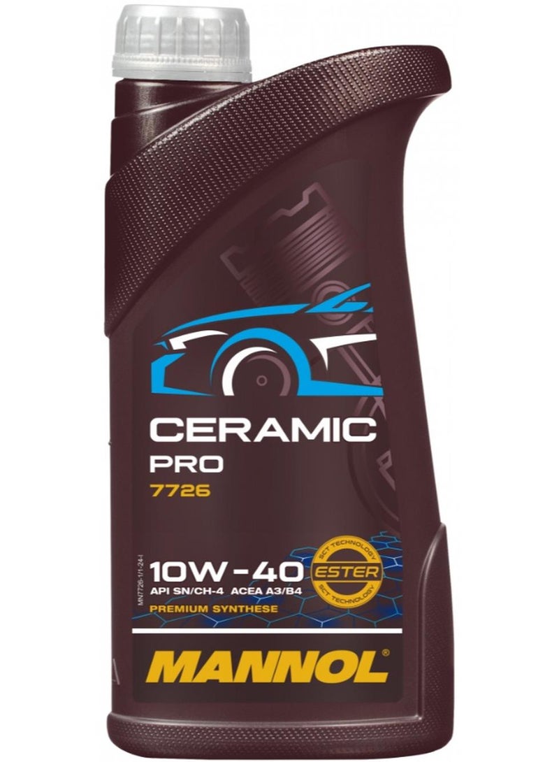 MANNOL Ceramic PRO Mannol Engine Oil 10W-40 1L - Image 1